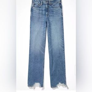 NWT American Eagle Outfitters Wide Leg Drape Jeans. Sz 8